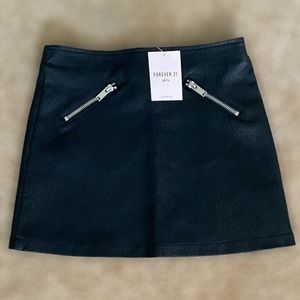 Faux leather skirt. New with tags